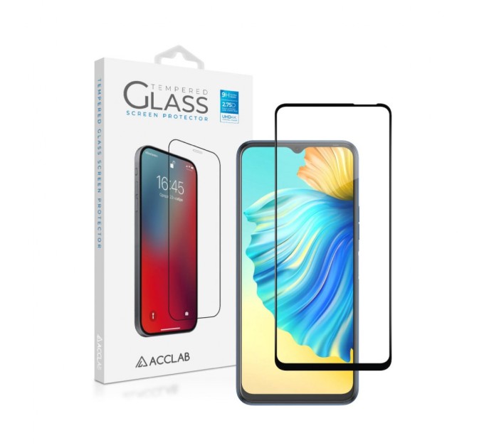 Скло захисне ACCLAB Full Glue Tecno Spark 8p (1283126533136)