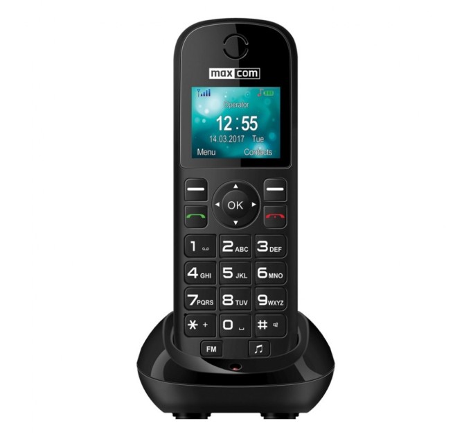 Мобільний телефон Maxcom MM35D Black