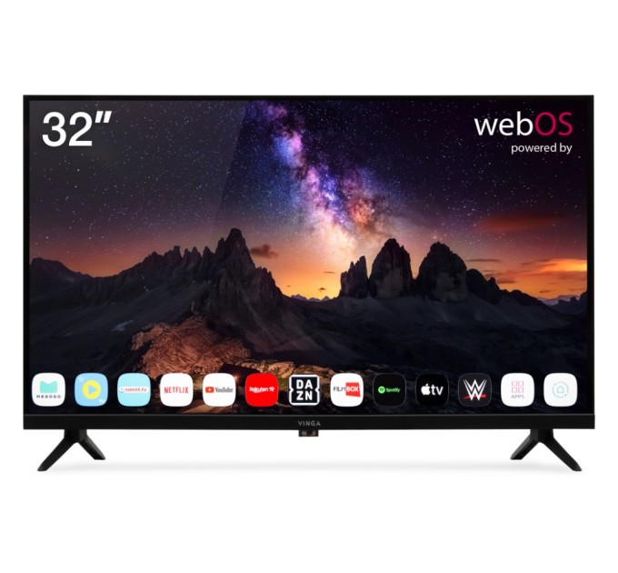 Телевізор Vinga S32HD26BWEB
