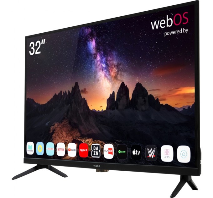 Телевізор Vinga S32HD26BWEB