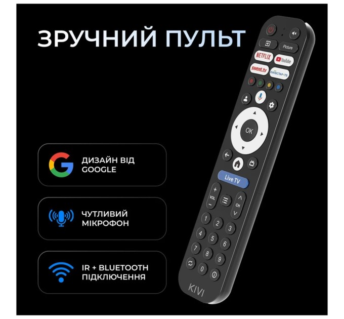 Телевізор Kivi 43U800KB