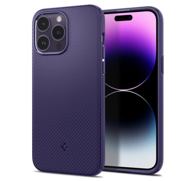 Чохол до мобільного телефона Spigen Apple Iphone 14 Pro Max Mag Armor MagFit, Deep Purple (ACS05584)