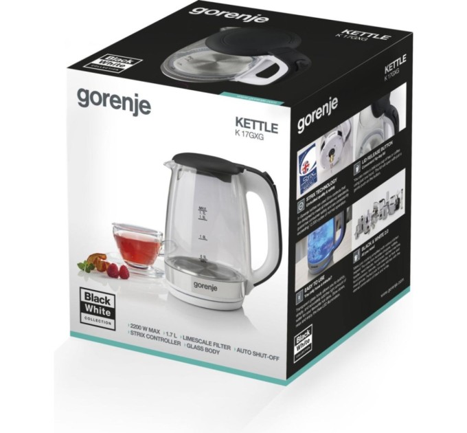 Електрочайник Gorenje K17GXG