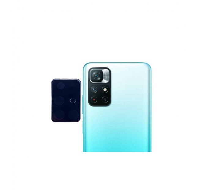 Скло захисне BeCover for camera Xiaomi Redmi Note 11 4G Black (707838)