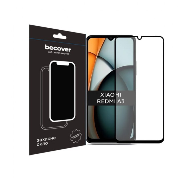 Скло захисне BeCover Xiaomi Redmi A3 4G Black (711227)