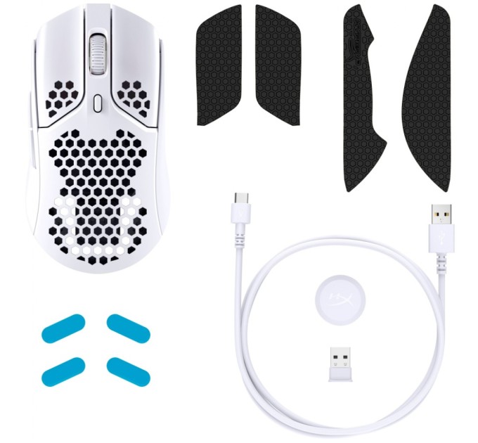 Мышка HyperX Pulsefire Haste Wireless White (4P5D8AA)