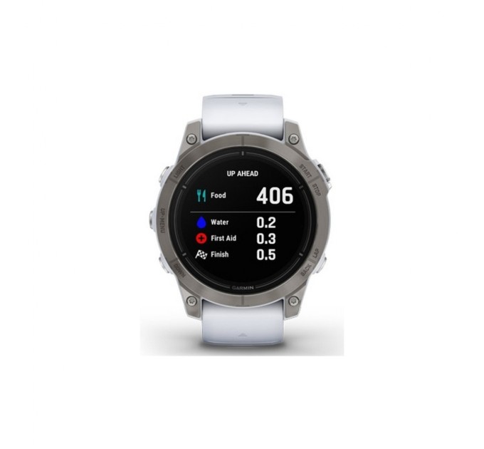 Смарт-часы Garmin EPIX PRO (g2), 47, Saph, Ti Whitestone, GPS (010-02803-21)