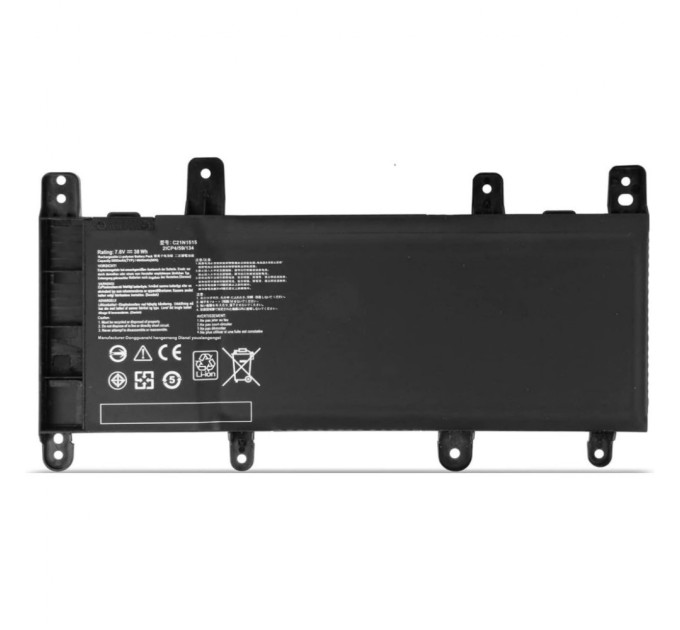 Акумулятор до ноутбука Asus X756 C21N1515, 5000mAh (38Wh), 4cell, 7.6V, Li-Pol AlSoft (A47916)