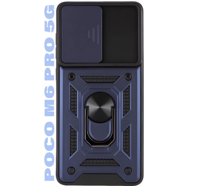 Чохол до мобільного телефона BeCover Military Poco M6 Pro 5G Blue (710938)