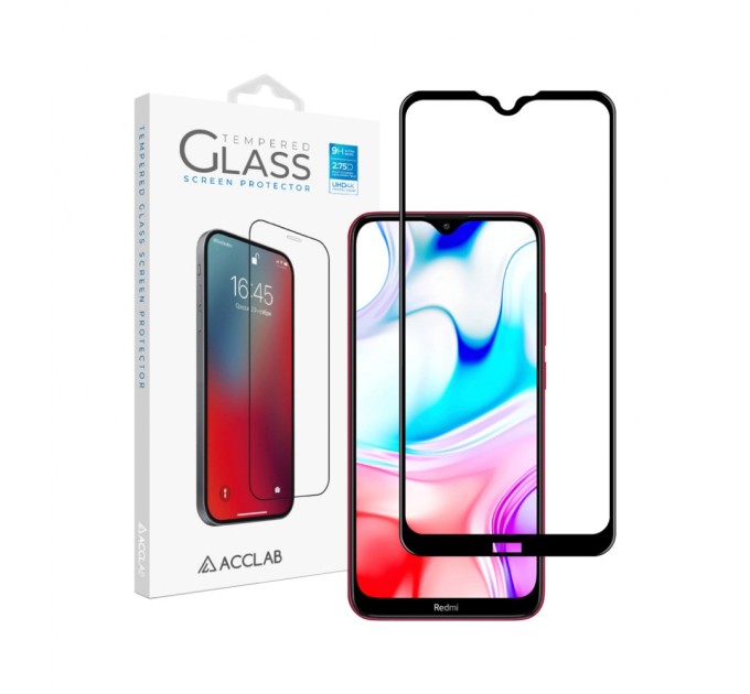 Скло захисне ACCLAB Full Glue Xiaomi Redmi 8 (1283126508738)