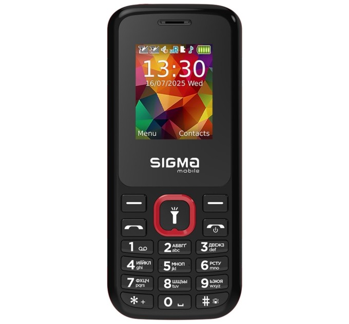 Мобільний телефон Sigma X-style 171 MINI Track Black-Red (4827798813744)