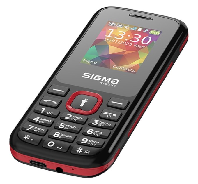 Мобільний телефон Sigma X-style 171 MINI Track Black-Red (4827798813744)