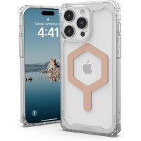 Чохол до мобільного телефона UAG iPhone 15 Pro Max Plyo Magsafe Ice/Rose Gold (114305114348)