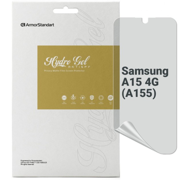 Плівка захисна Armorstandart Anti-spy Samsung A15 4G (A155) (ARM72466)