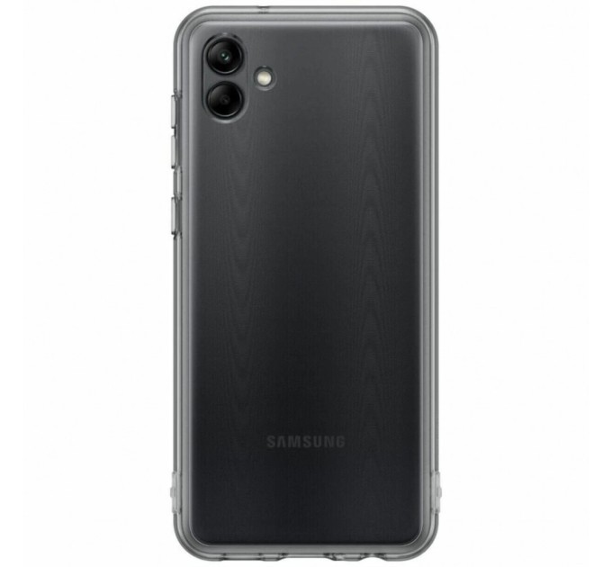 Чохол до мобільного телефона Samsung Samsung A04 Soft Clear Cover Black (EF-QA045TBEGRU)