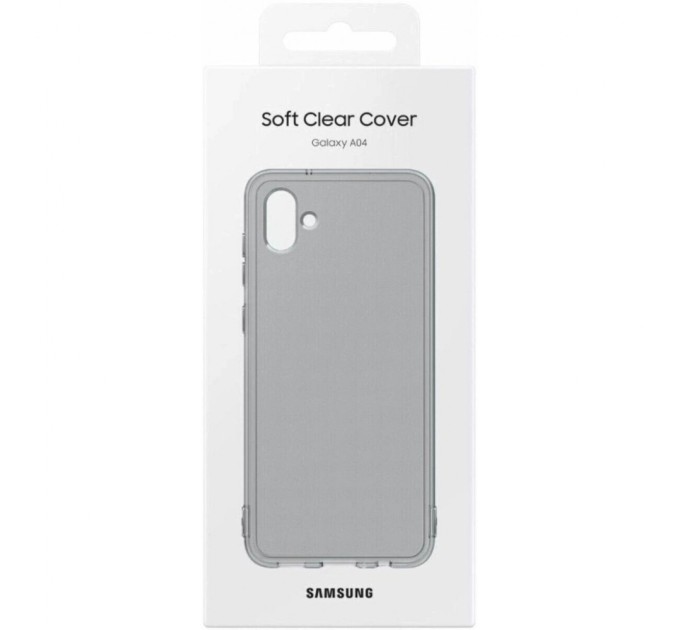 Чохол до мобільного телефона Samsung Samsung A04 Soft Clear Cover Black (EF-QA045TBEGRU)