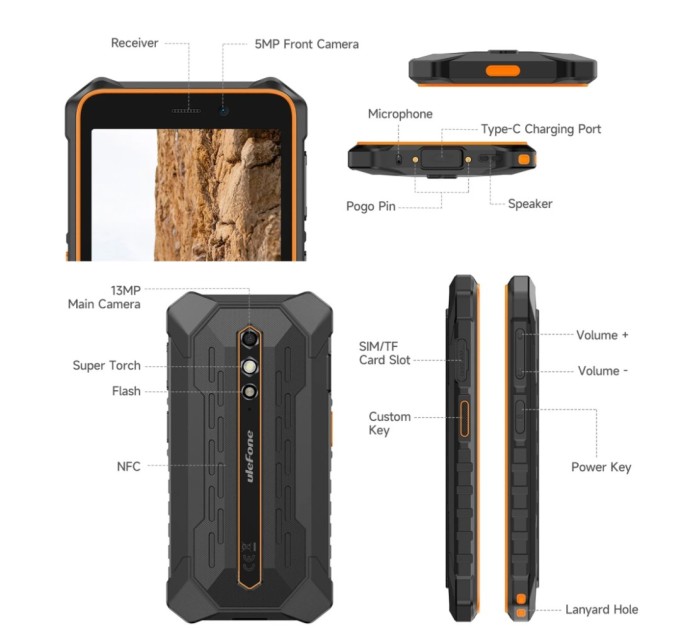 Мобільний телефон Ulefone Rugking 2 Pro 4/128Gb Black (6975326660990)