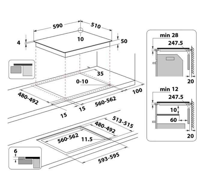 Варочна поверхня Whirlpool WB S0060 NE (WBS0060NE)