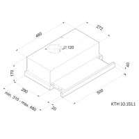 Витяжка кухонна Kernau KTH 10.151.1 W