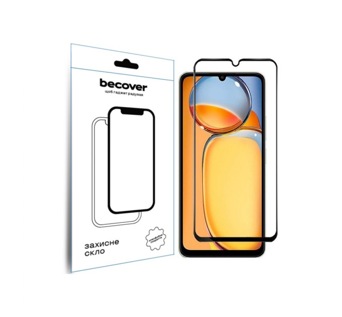 Скло захисне BeCover Realme C63 Black (711794)