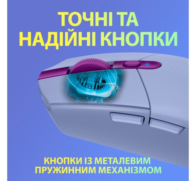 Мишка Logitech G305 Lightspeed Lilac (910-006022)