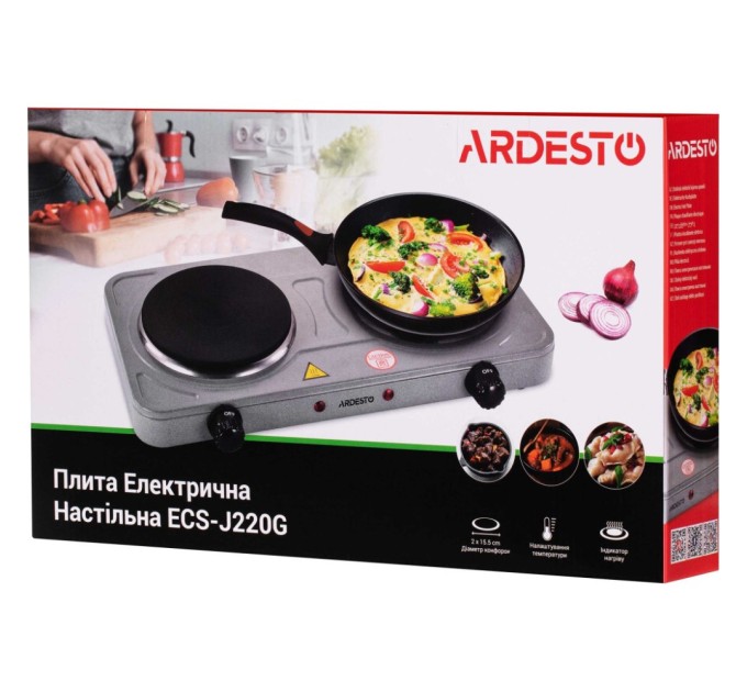 Настільна плита Ardesto ECS-J220G