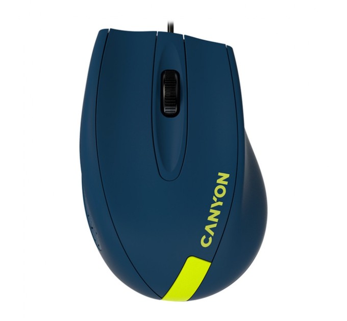 Мишка Canyon M-11 USB Blue/Yellow (CNE-CMS11BY)