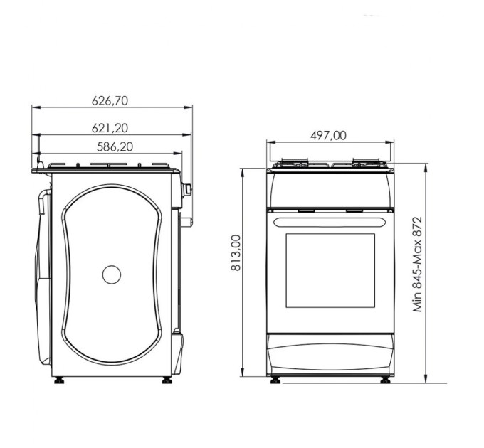 Плита Grunhelm G4F5600W