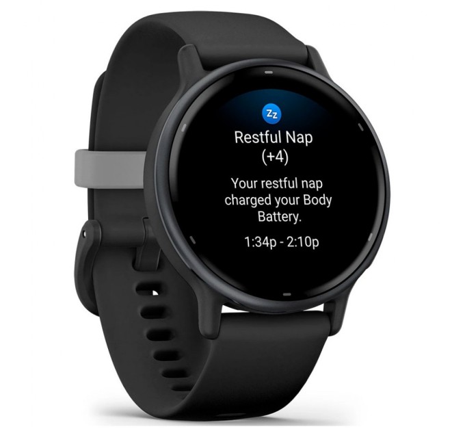 Смарт-годинник Garmin vivoactive 5, Black/Slate, GPS (010-02862-10)