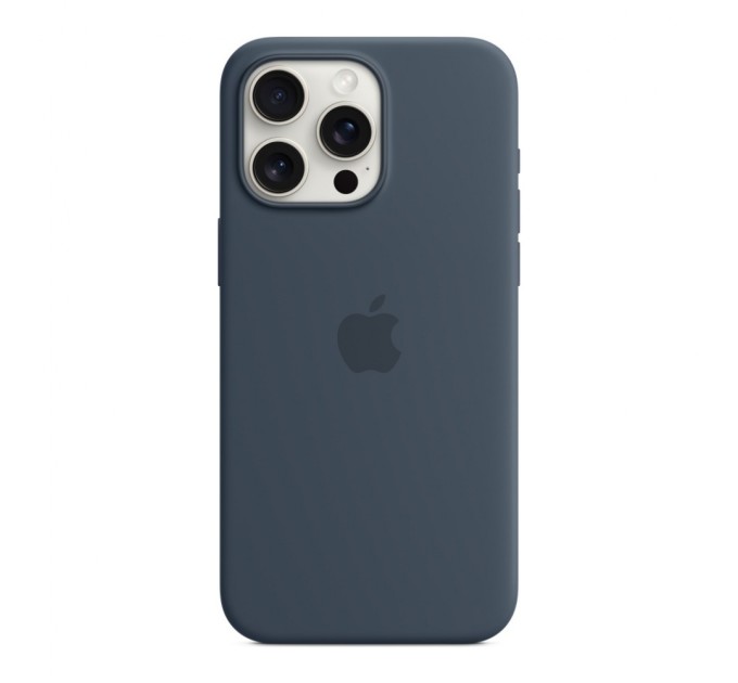 Чохол до мобільного телефона Apple iPhone 15 Pro Max Silicone Case with MagSafe Storm Blue (MT1P3ZM/A)