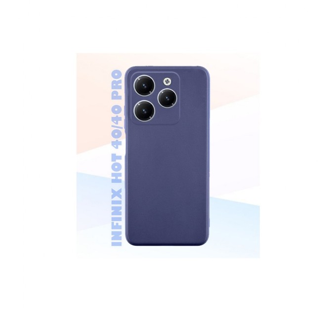 Чохол до мобільного телефона BeCover Full Camera Infinix Hot 40 (X6836)/ 40 Pro (X6837) Deep Blue (711658)