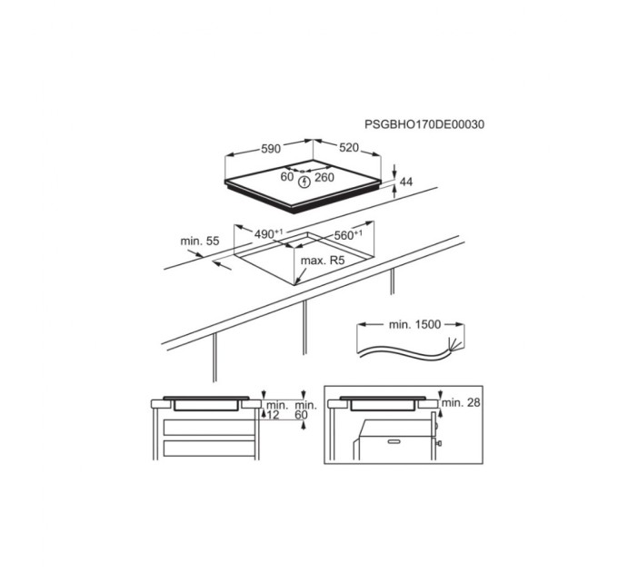 Варочна поверхня Electrolux CIR60433