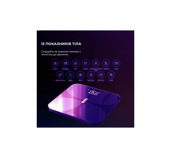 Ваги підлогові Yunmai PRO Smart Scale Black (M1806CH-BK)