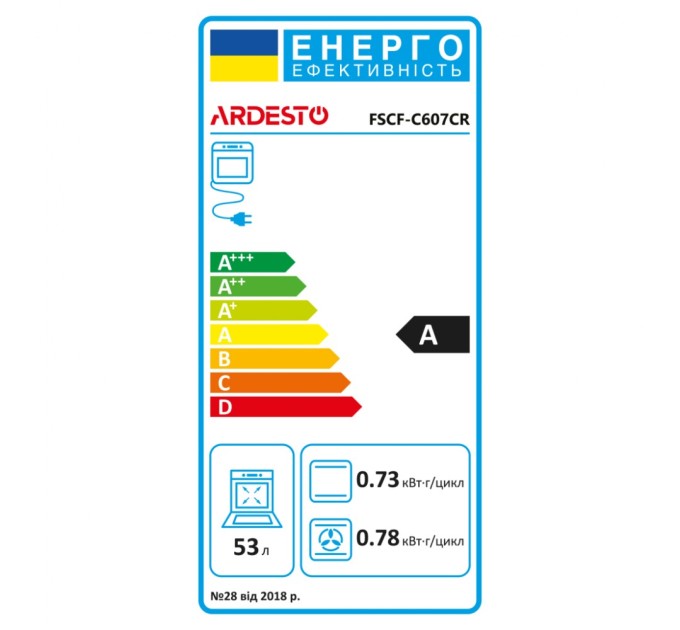 Плита Ardesto FSCF-C607CR