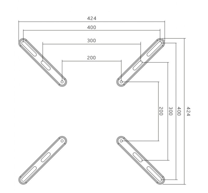 Кронштейн Brateck LCD-201F