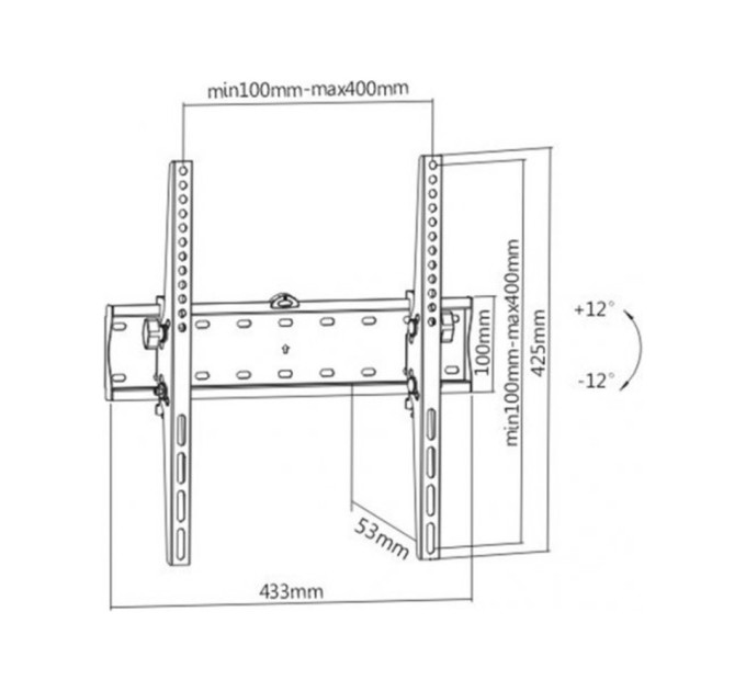 Кронштейн Gembird WM-55T-02