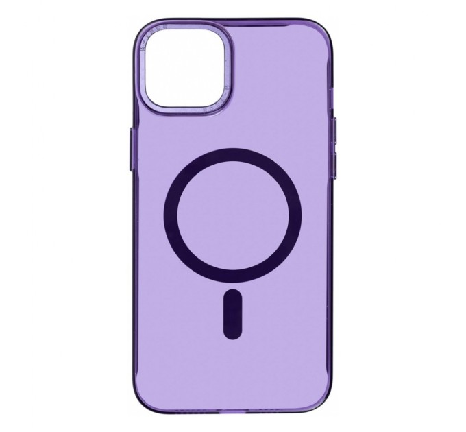 Чохол до мобільного телефона Armorstandart Y23 MagSafe Apple iPhone 14 Transparent Purple (ARM68329)