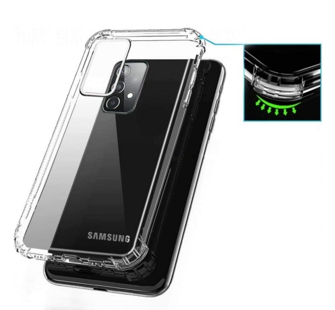 Чохол до мобільного телефона BeCover Anti-Shock Samsung Galaxy A52 SM-A525 Clear (706071)