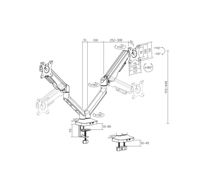 Кронштейн OfficePro MA452W