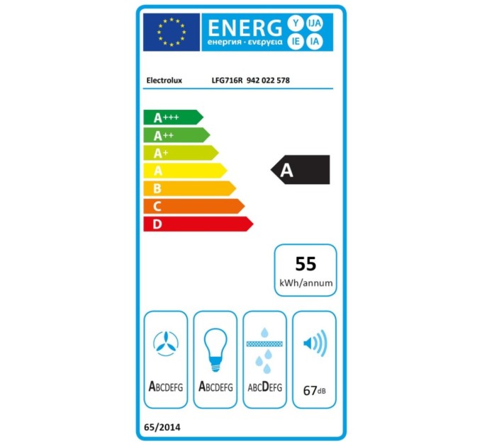 Витяжка кухонна Electrolux LFG716R