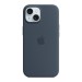 Чехол для мобильного телефона Apple iPhone 15 Silicone Case with MagSafe Storm Blue (MT0N3ZM/A)