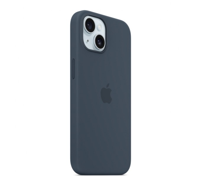 Чехол для мобильного телефона Apple iPhone 15 Silicone Case with MagSafe Storm Blue (MT0N3ZM/A)