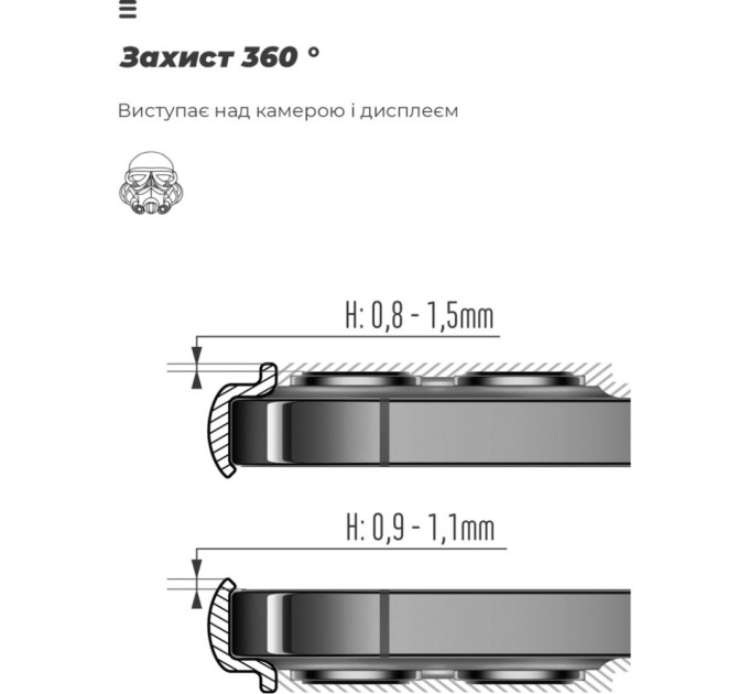 Чохол до мобільного телефона Armorstandart ICON Case Samsung A34 5G (A346) Camera cover Lavender (ARM66498)