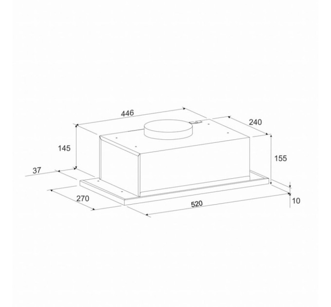 Витяжка кухонна Eleyus INTO 700 52 BG