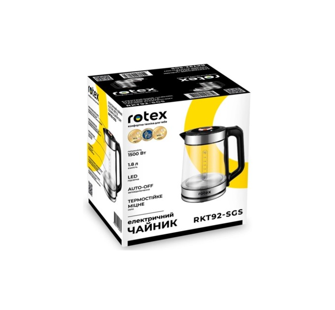 Електрочайник Rotex RKT92-SGS