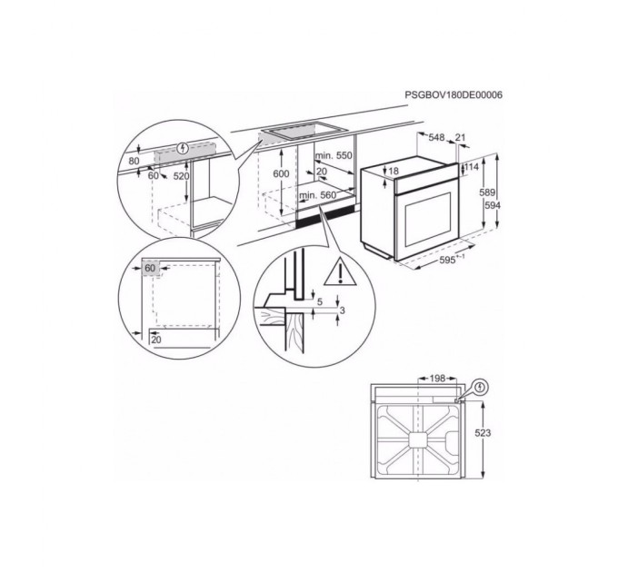 Духова шафа Electrolux EOD6C77H