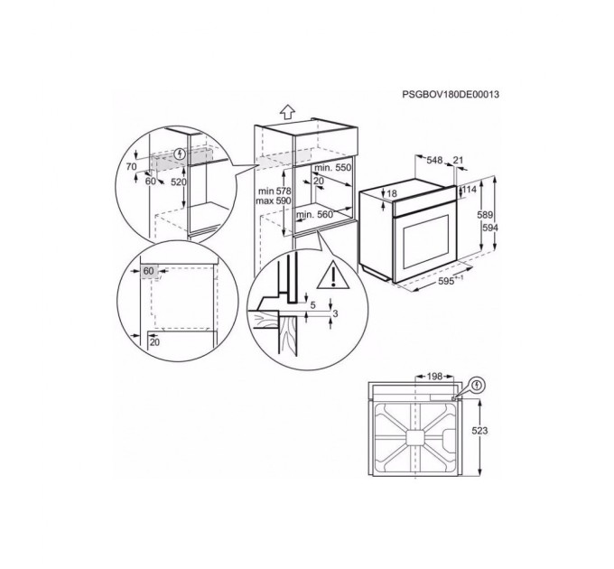 Духова шафа Electrolux EOD6C77H