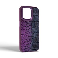 Чохол до мобільного телефона Harder Glamorous Croco Apple iPhone 14 Pro Max Dark Purple (ARM76775)