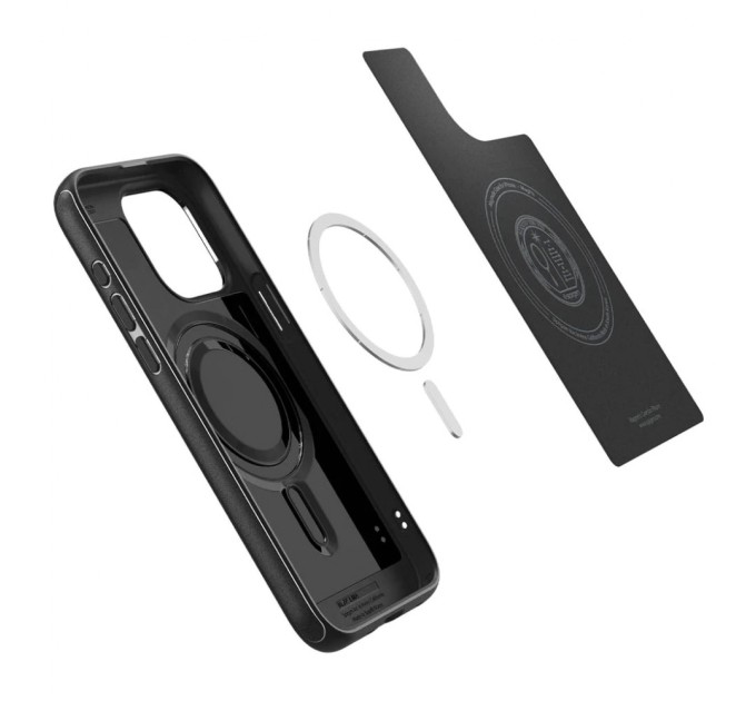 Чохол до мобільного телефона Spigen Apple iPhone 15 Pro Max Mag Armor MagFit Matte Black (ACS06597)