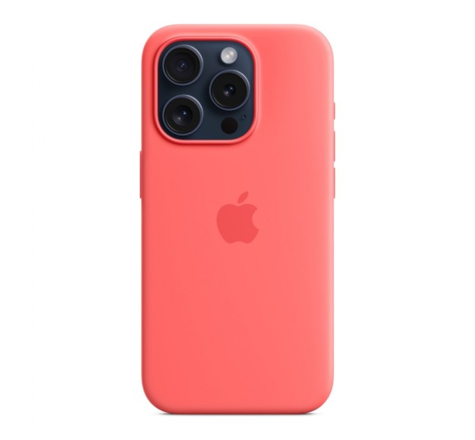 Чохол до мобільного телефона Apple iPhone 15 Pro Silicone Case with MagSafe Guava (MT1G3ZM/A)